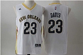 New Orleans Pelicans #23 Anthony Davis New Revolution 30 Swingman Road White Stitched Jersey,baseball caps,new era cap wholesale,wholesale hats